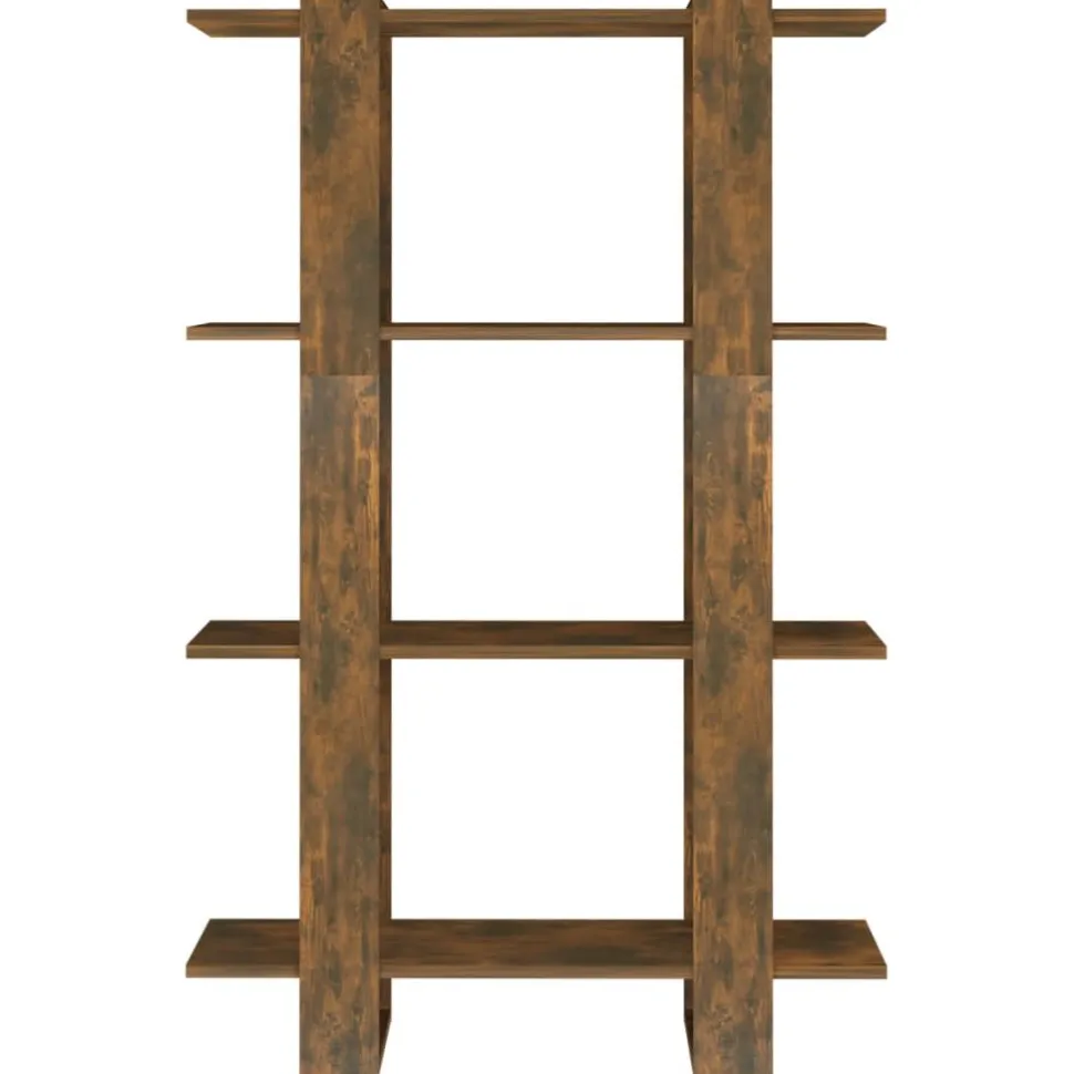 Kirjahylly/tilanjakaja 80x30x123,5 cm betoninharmaa