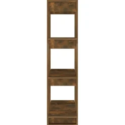 Kirjahylly/tilanjakaja 80x30x123,5 cm betoninharmaa