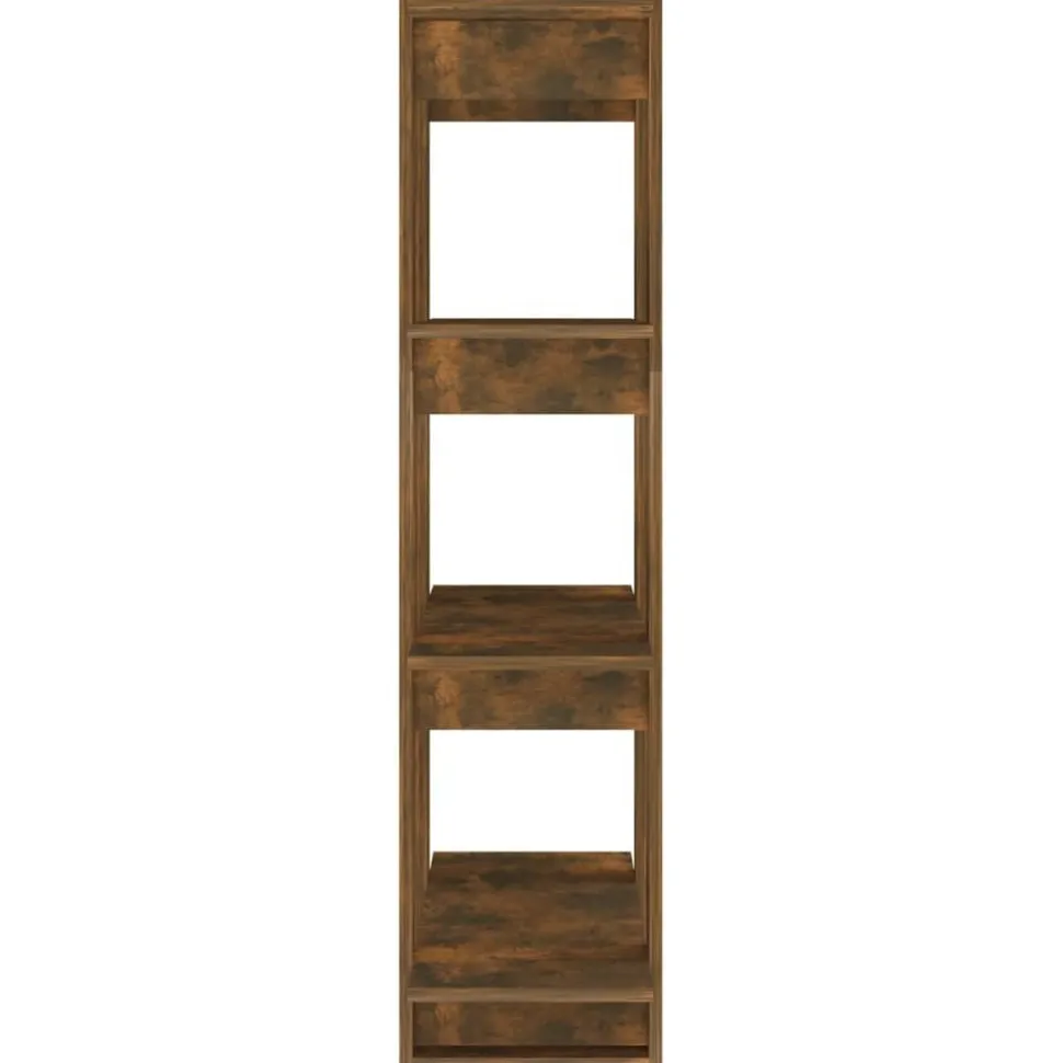 Kirjahylly/tilanjakaja 80x30x123,5 cm betoninharmaa