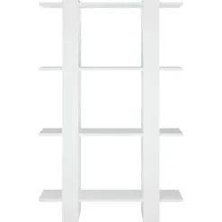 Kirjahylly/tilanjakaja 80x30x123,5 cm betoninharmaa