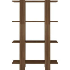 Kirjahylly/tilanjakaja 80x30x123,5 cm betoninharmaa