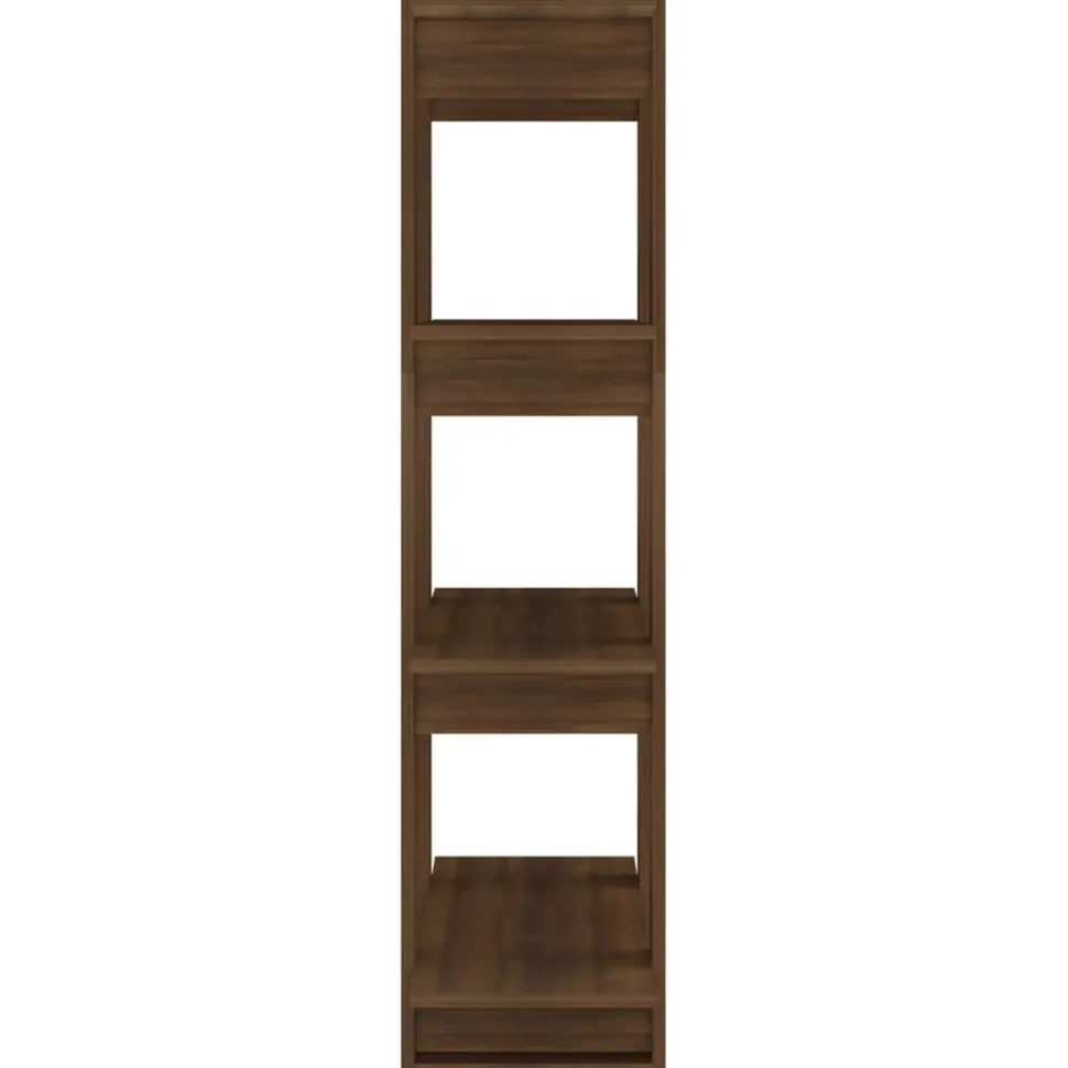 Kirjahylly/tilanjakaja 80x30x123,5 cm betoninharmaa