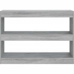 Kirjahylly/tilanjakaja 100x30x72 cm betoninharmaa