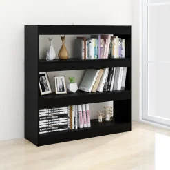 Kirjahylly/tilanjakaja 100x30x103 cm betoninharmaa