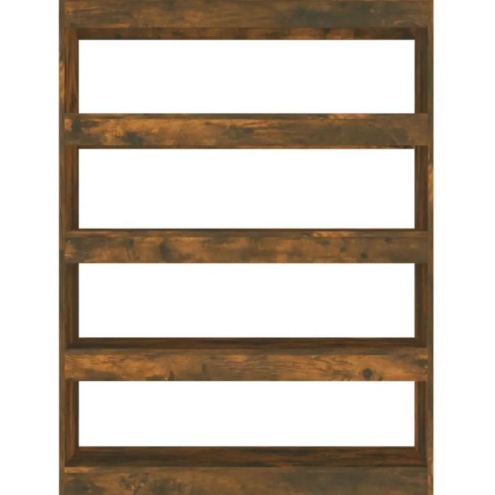 Kirjahylly/tilanjakaja 100x30x135 cm betoninharmaa