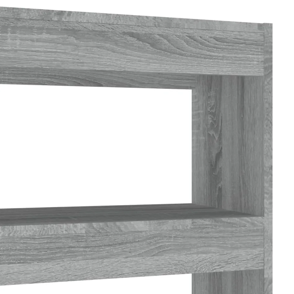 Kirjahylly/tilanjakaja 100x30x135 cm betoninharmaa