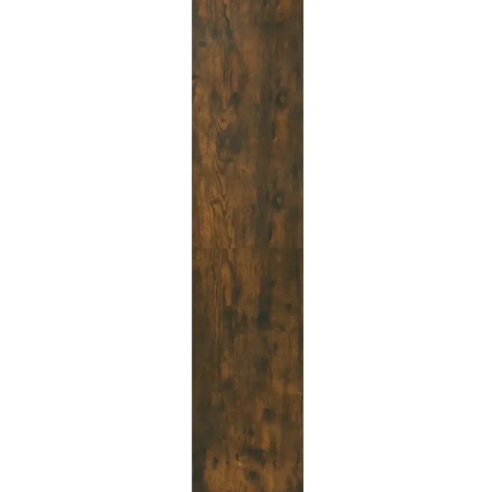 Kirjahylly/tilanjakaja 60x30x135 cm korkeakiilto valkoinen