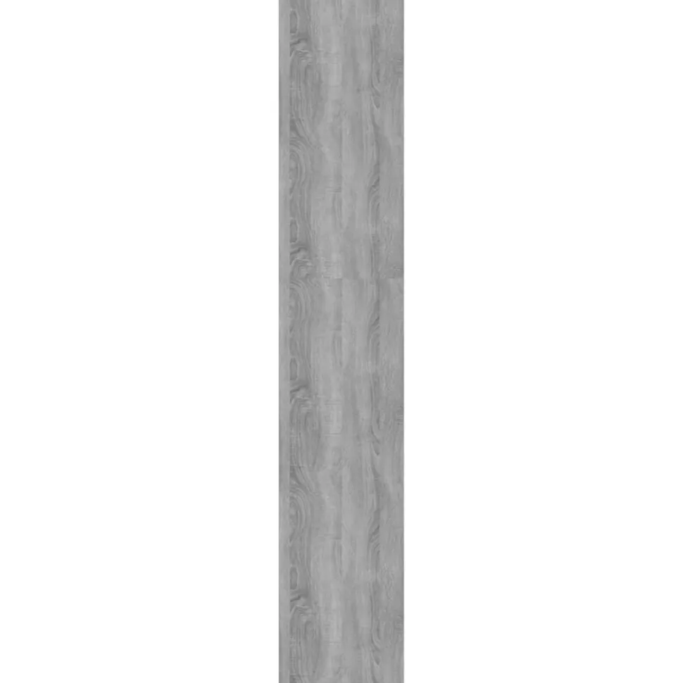 Kirjahylly/tilanjakaja 80x30x166 cm lastulevy betoninharmaa
