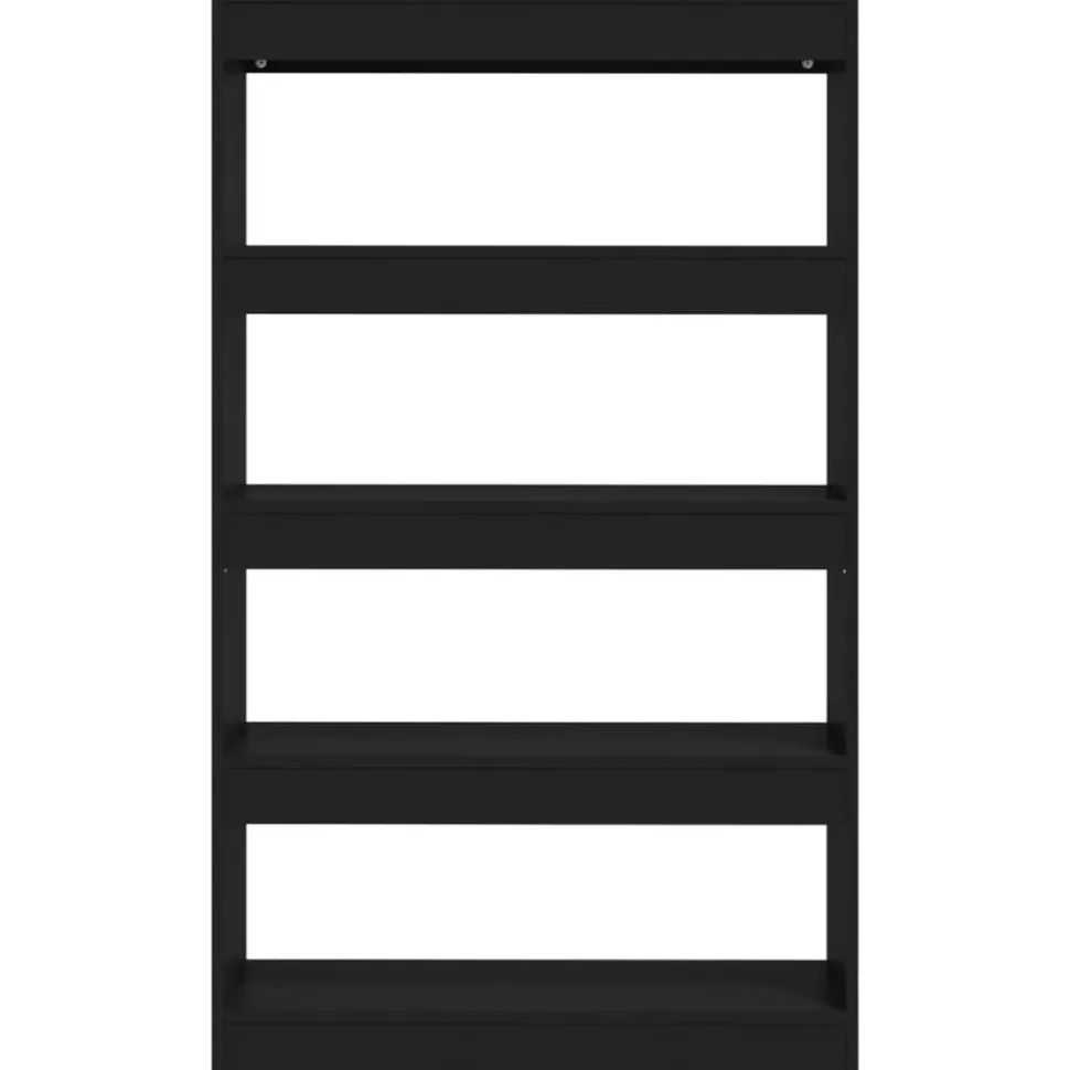 Kirjahylly/tilanjakaja 80x30x135 cm lastulevy betoninharmaa