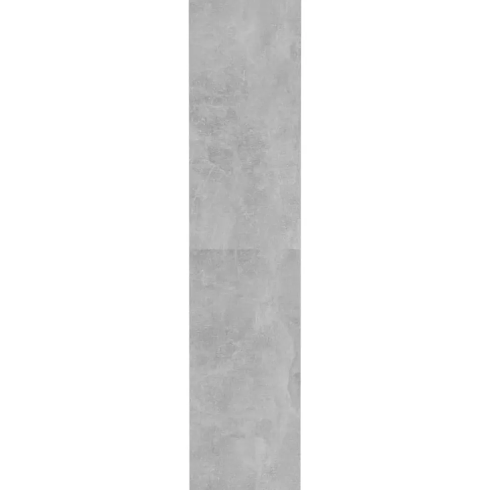 Kirjahylly/tilanjakaja 80x30x135 cm lastulevy betoninharmaa