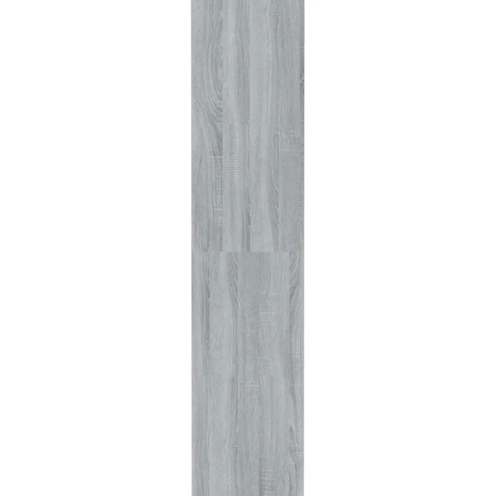 Kirjahylly/tilanjakaja 80x30x135 cm lastulevy betoninharmaa