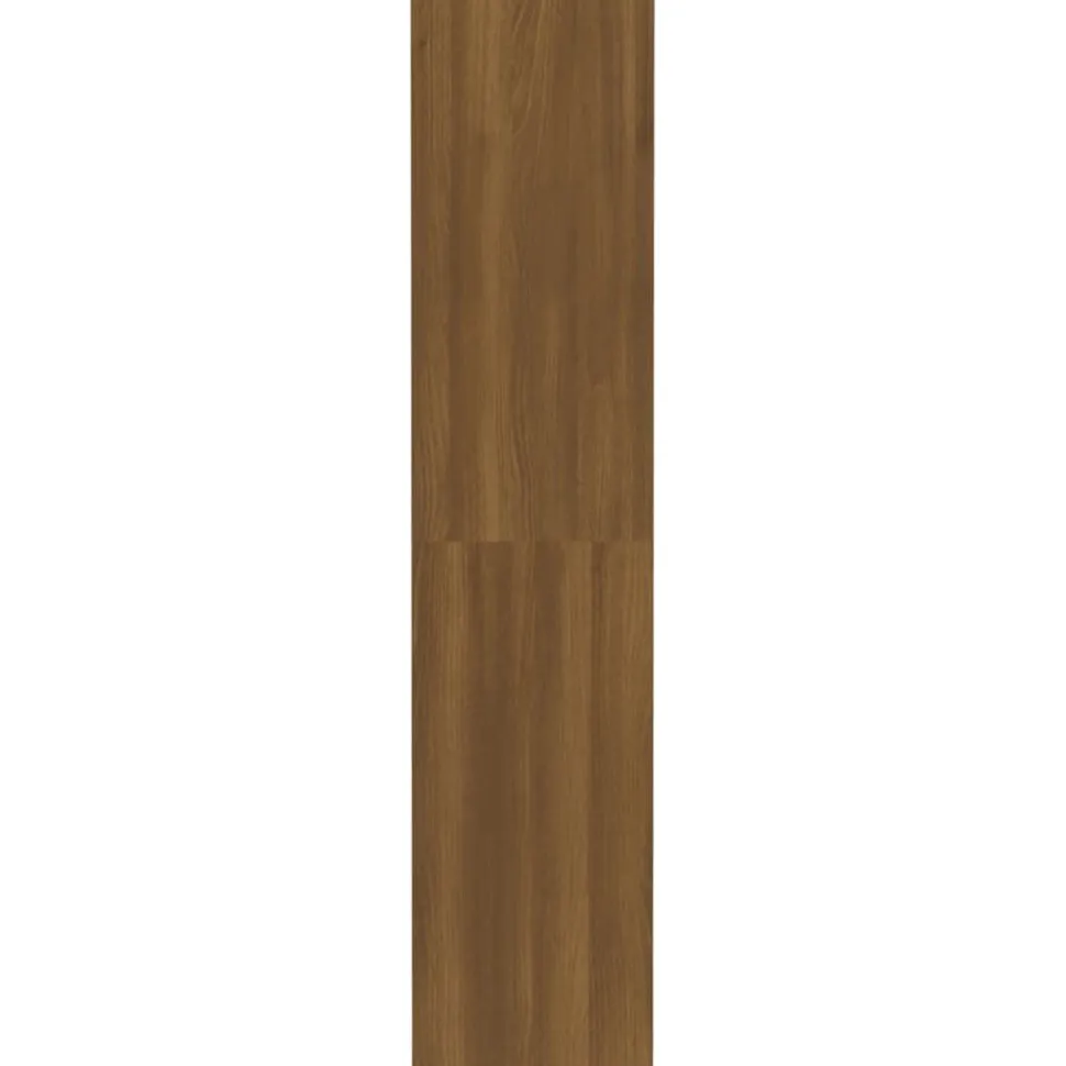 Kirjahylly/tilanjakaja 80x30x135 cm lastulevy betoninharmaa