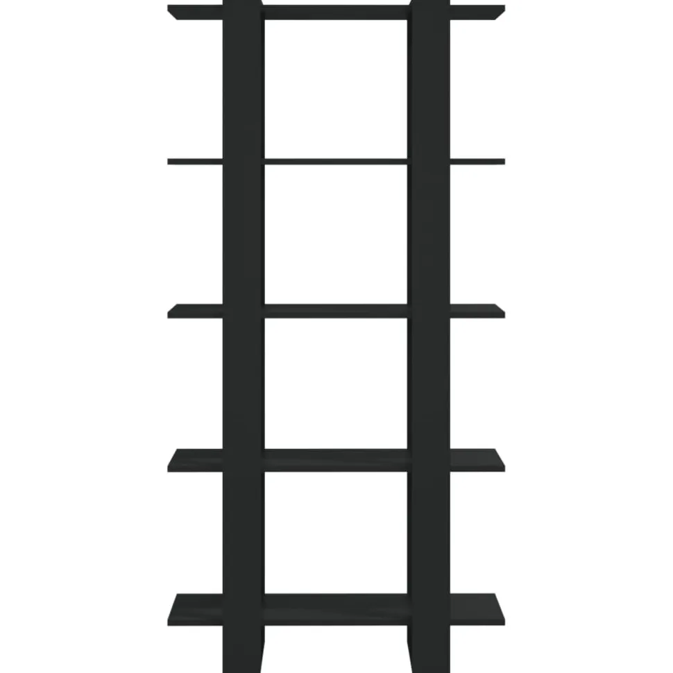 Kirjahylly/tilanjakaja 2 80x30x160 cm lastulevy betoninharmaa