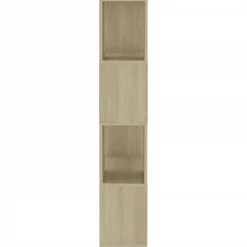 Kirjahylly/tilanjakaja 60x24x124,5 cm lastulevy tammi