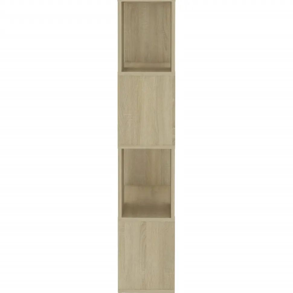 Kirjahylly/tilanjakaja 60x24x124,5 cm lastulevy tammi