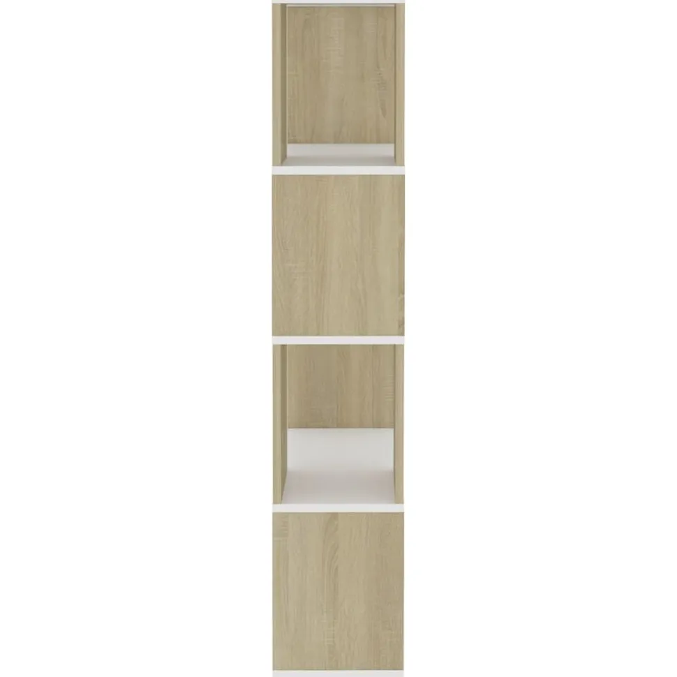 Kirjahylly/tilanjakaja 60x24x124,5 cm lastulevy tammi
