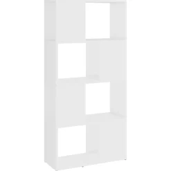 Kirjahylly/tilanjakaja 60x24x124,5 cm lastulevy tammi