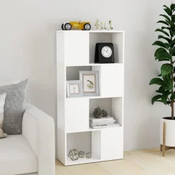 Kirjahylly/tilanjakaja 60x24x124,5 cm lastulevy tammi