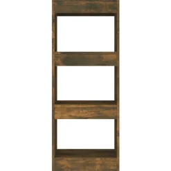 Kirjahylly/tilanjakaja 1 40x30x103 cm lastulevy valkoinen