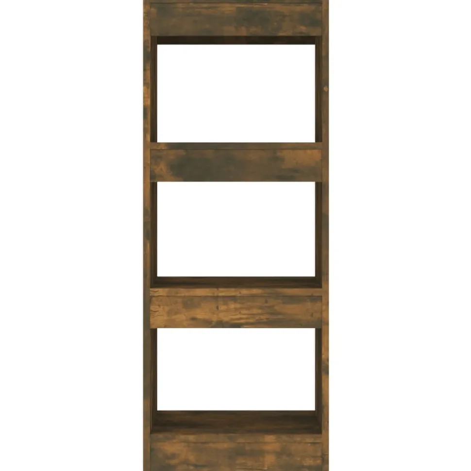 Kirjahylly/tilanjakaja 1 40x30x103 cm lastulevy valkoinen