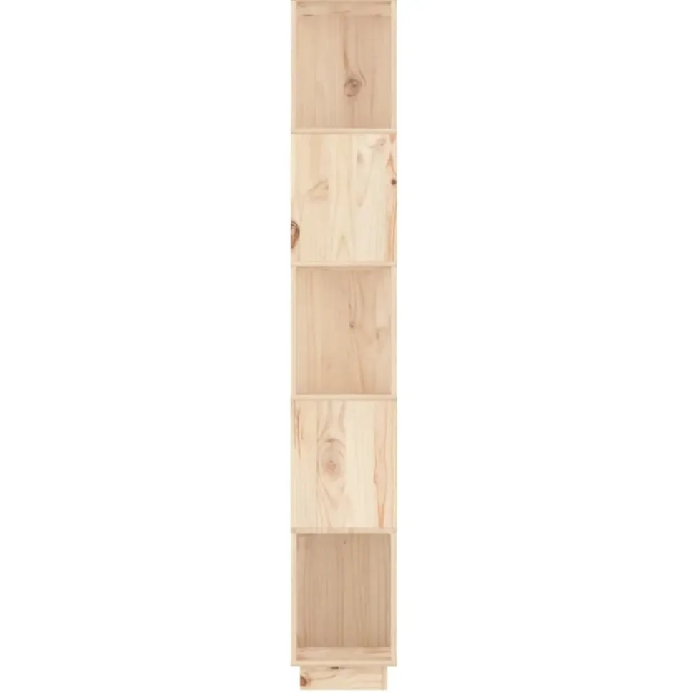 Kirjahylly/tilanjakaja 51x25x163,5 cm mänty