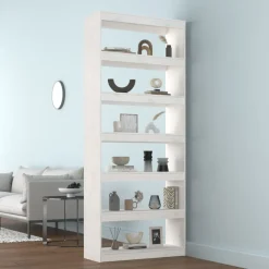 Kirjahylly/tilanjakaja 80x30x71,5-199,5cm, mänty, erikokoja ja värejä