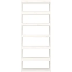 Kirjahylly/tilanjakaja 80x30x71,5-199,5cm, mänty, erikokoja ja värejä