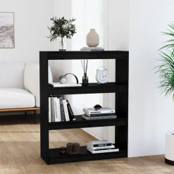 Kirjahylly/tilanjakaja 80x30x71,5-199,5cm, mänty, erikokoja ja värejä