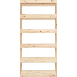 Kirjahylly/tilanjakaja 80x30x71,5-199,5cm, mänty, erikokoja ja värejä