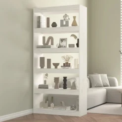 Kirjahylly/tilanjakaja 80x30x71,5-199,5cm, mänty, erikokoja ja värejä