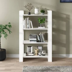 Kirjahylly/tilanjakaja 80x35x125 cm mänty harmaa