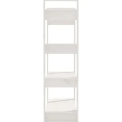 Kirjahylly/tilanjakaja 80x35x125 cm mänty harmaa