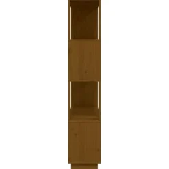 Kirjahylly/tilanjakaja 80x25x132 cm mänty harmaa
