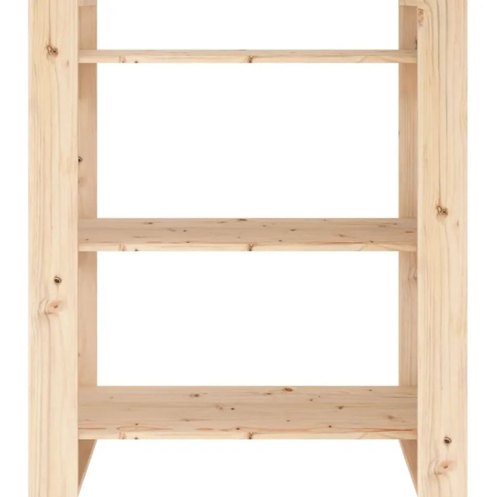 Kirjahylly/tilanjakaja 80x35x91 cm mänty harmaa