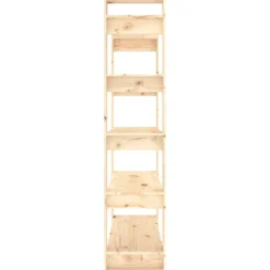 Kirjahylly/tilanjakaja 80x35x160 cm mänty harmaa