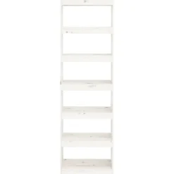 Kirjahylly/tilanjakaja 60x30x71,5 cm mänty harmaa