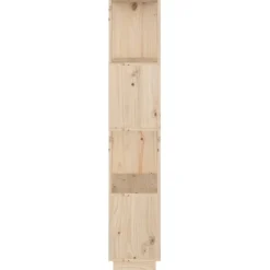 Kirjahylly/tilanjakaja 51x25x132 cm mänty hunajanruskea