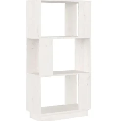 Kirjahylly/tilanjakaja 51x25x101 cm mänty valkoinen