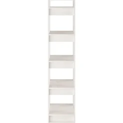 Kirjahylly/tilanjakaja 41x35x160 cm mänty valkoinen