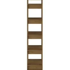 Kirjahylly/tilanjakaja 41x35x160 cm mänty valkoinen