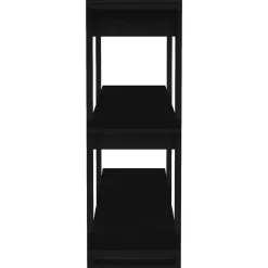 Kirjahylly/tilanjakaja 100x30x87 cm musta