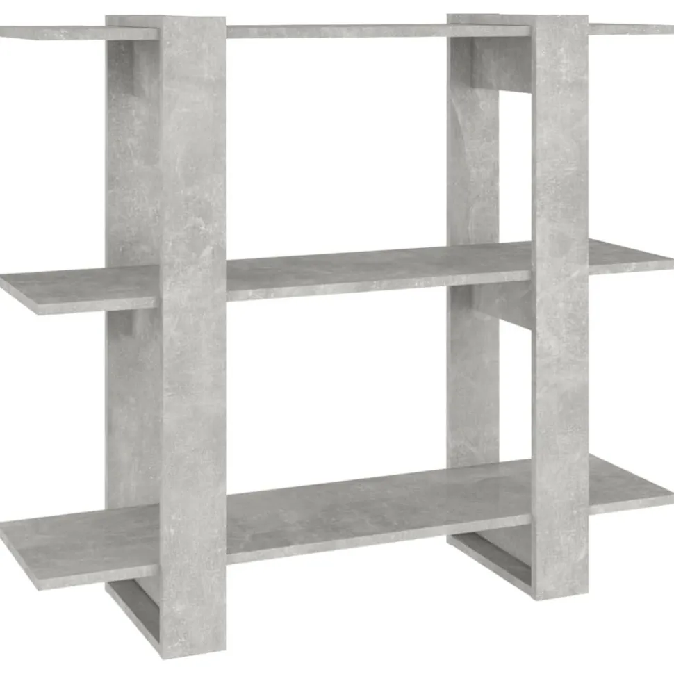 Kirjahylly/tilanjakaja 100x30x87 cm musta