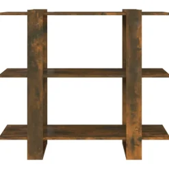 Kirjahylly/tilanjakaja 100x30x87 cm musta