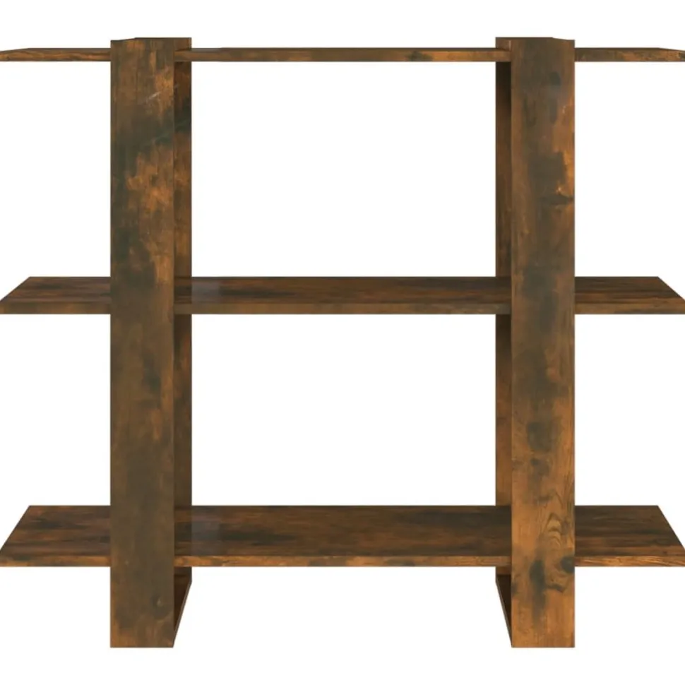 Kirjahylly/tilanjakaja 100x30x87 cm musta