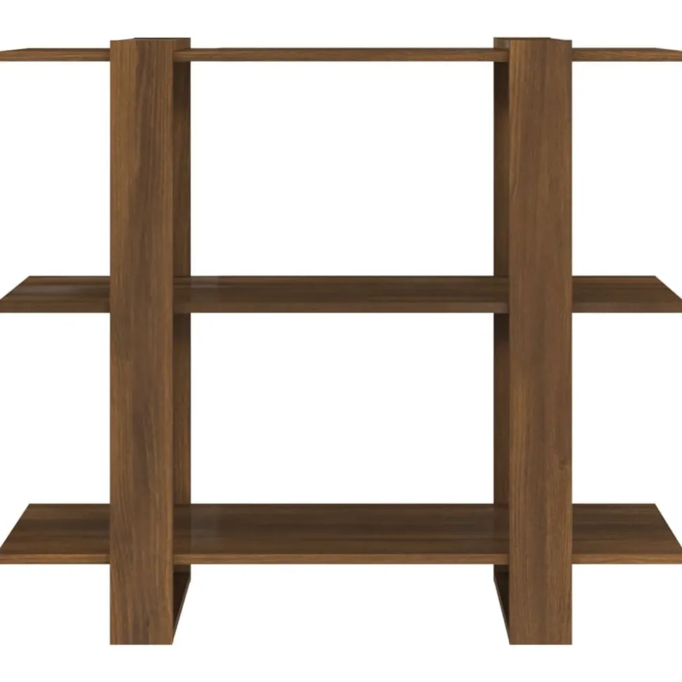 Kirjahylly/tilanjakaja 100x30x87 cm musta