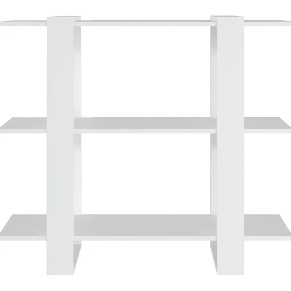 Kirjahylly/tilanjakaja 100x30x87 cm musta