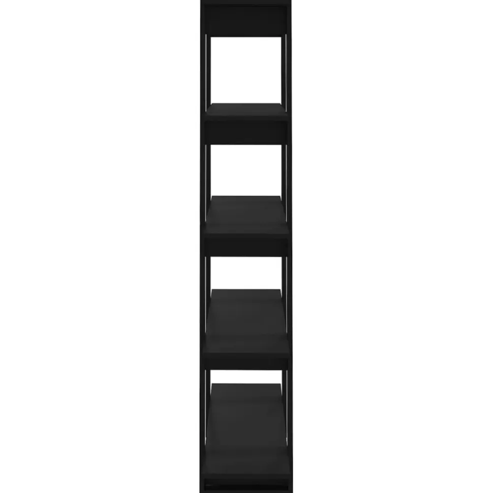 Kirjahylly/tilanjakaja 100x30x160 cm musta