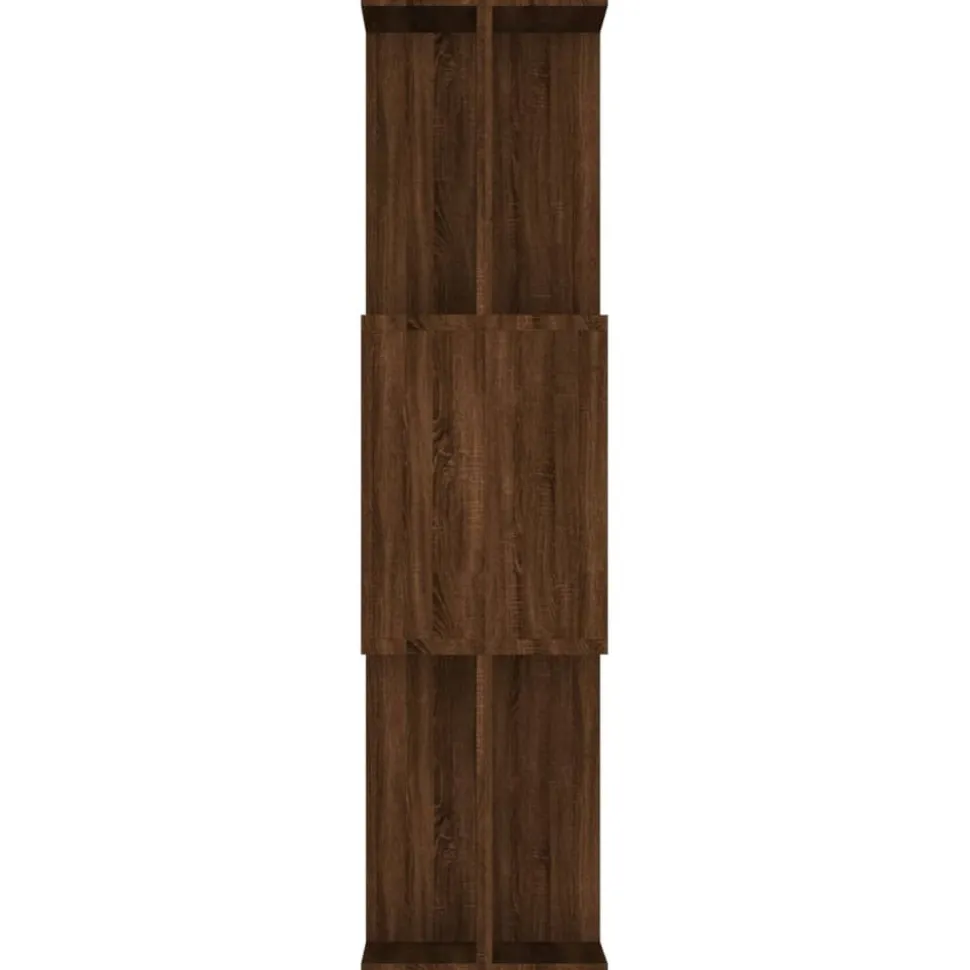 Kirjahylly/tilanjakaja 80x24x96 cm tekninen puu savutammi