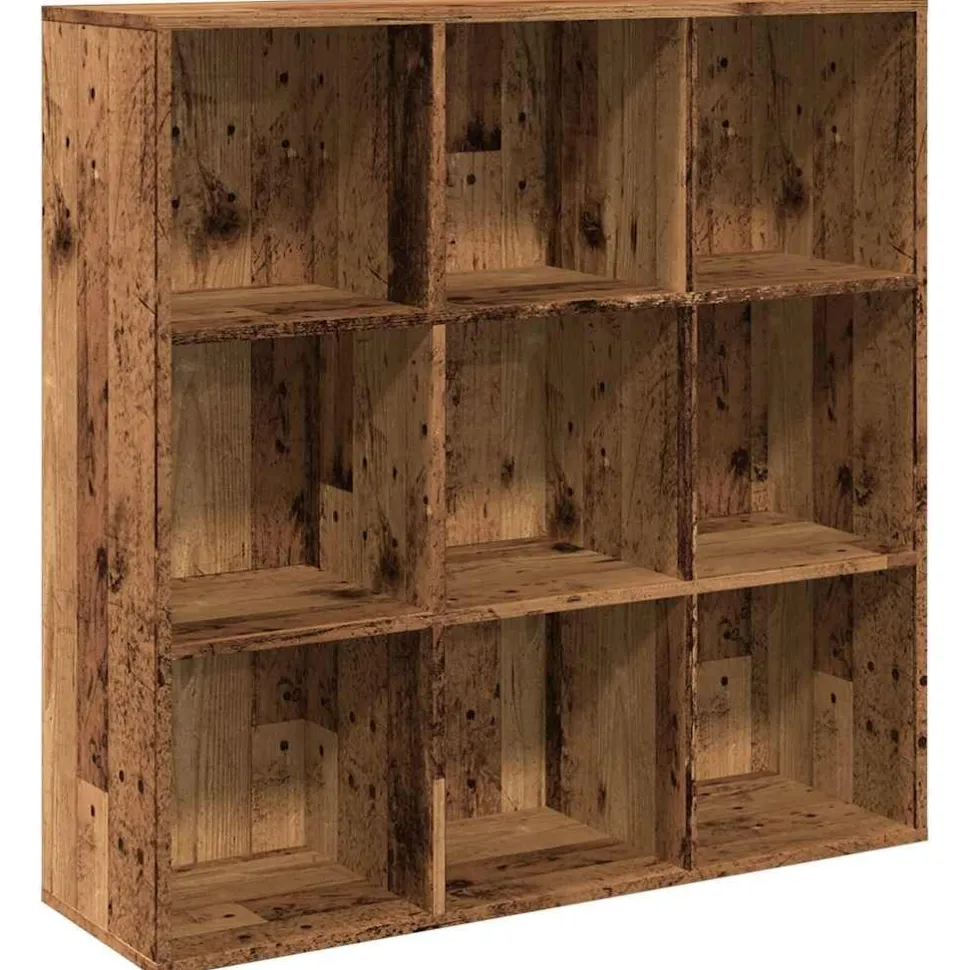 Kirjahylly vanhaa puuta 98x29x97,5 cm (55968)