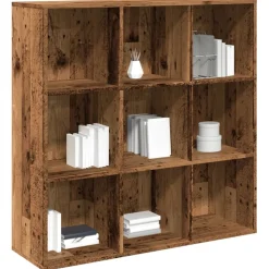 Kirjahylly vanhaa puuta 98x29x97,5 cm (55968)